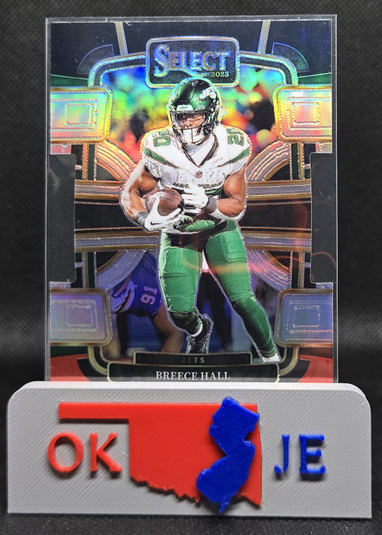 Breece Hall 2023 Select Concourse Black & Red Die Cut No 77