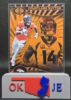 Courtland Sutton 2024 Illusions Orange (Color Match) No 23