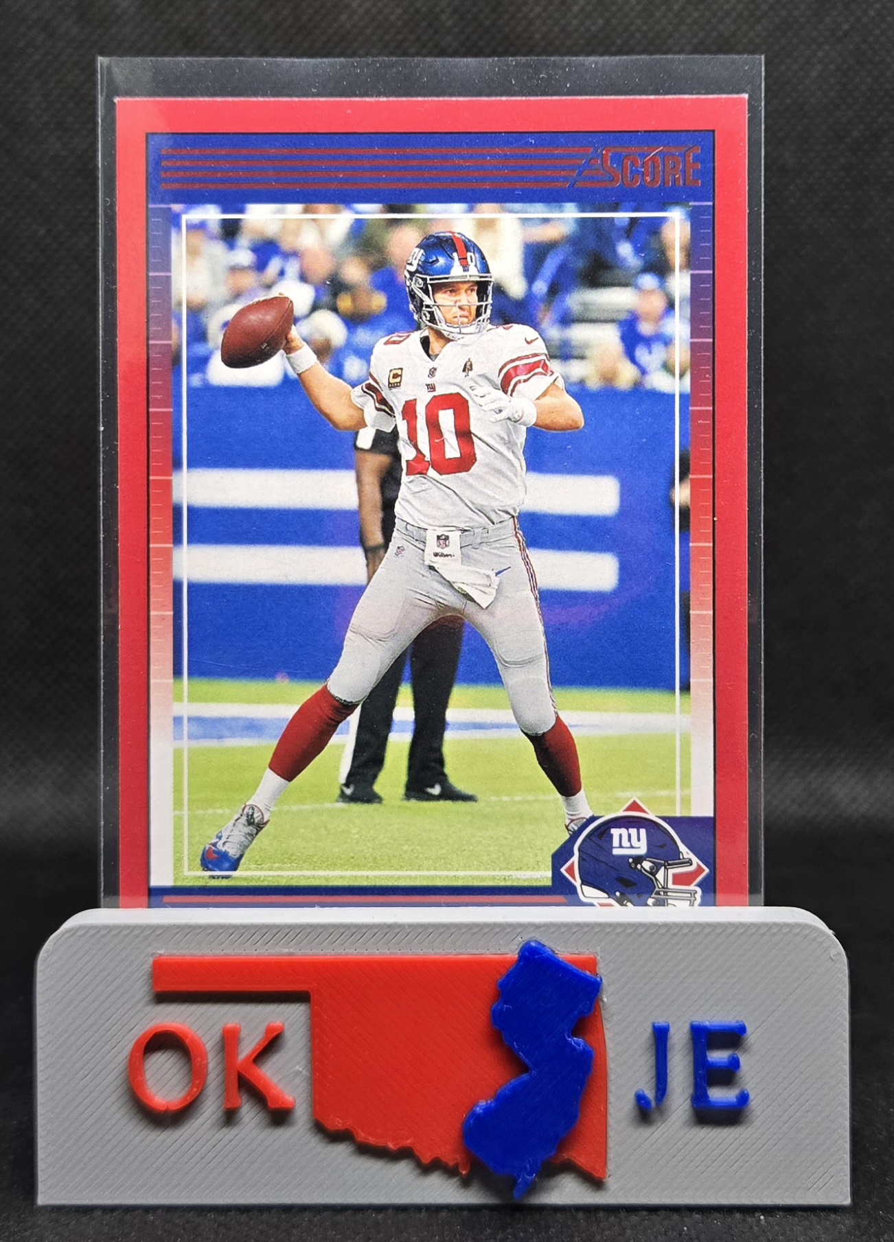Eli Manning 2024 Score Red (Color Match) No 216