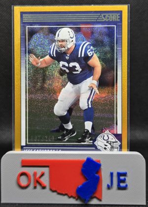 Jeff Saturday 2024 Score Gold Dots /240 No 125