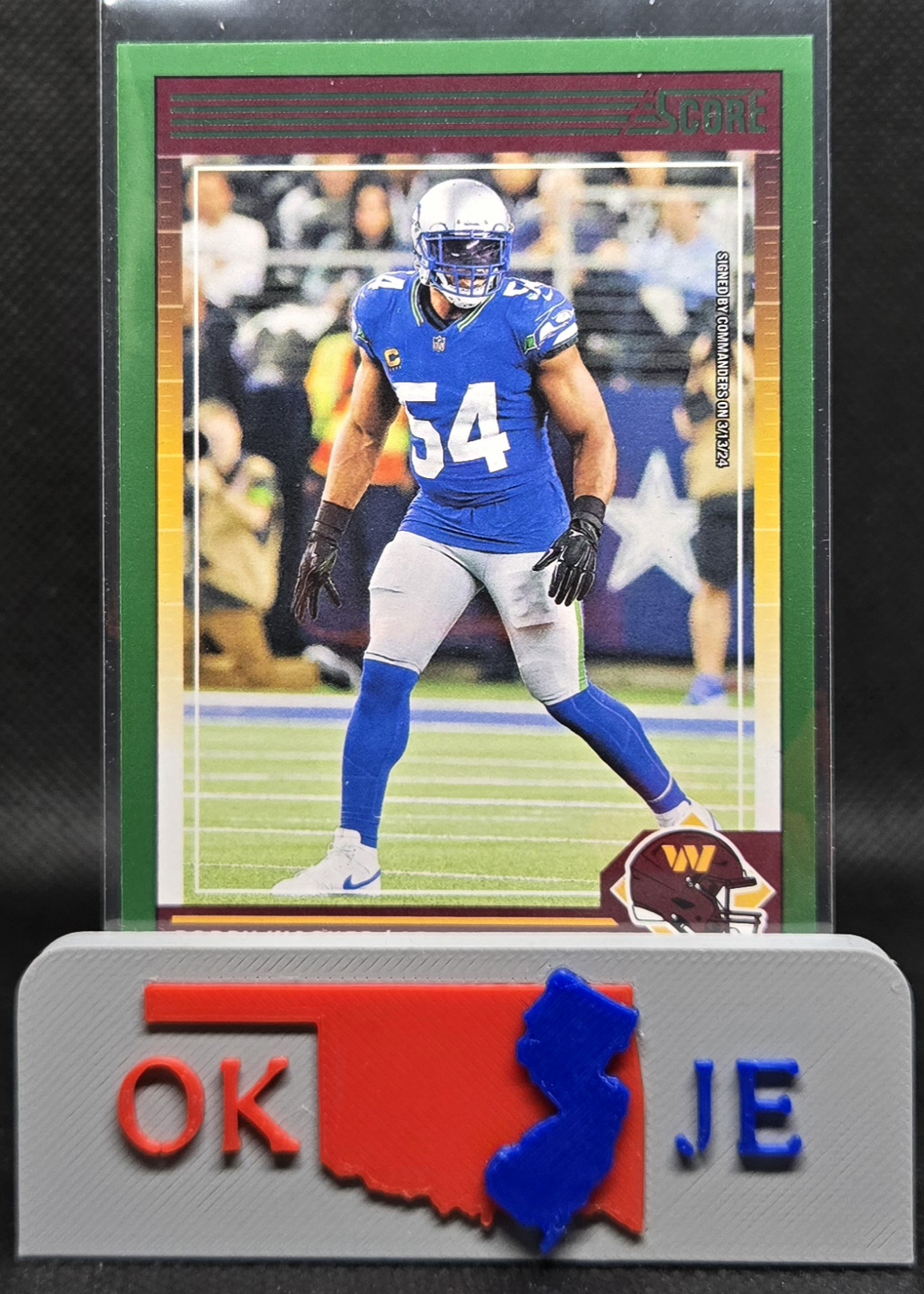 Bobby Wagner 2024 Score Green No 253