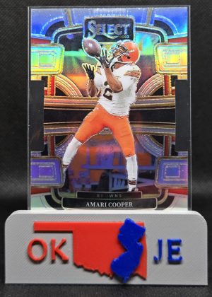Amari Cooper 2023 Select Concourse Silver Prizm Die Cut No 24