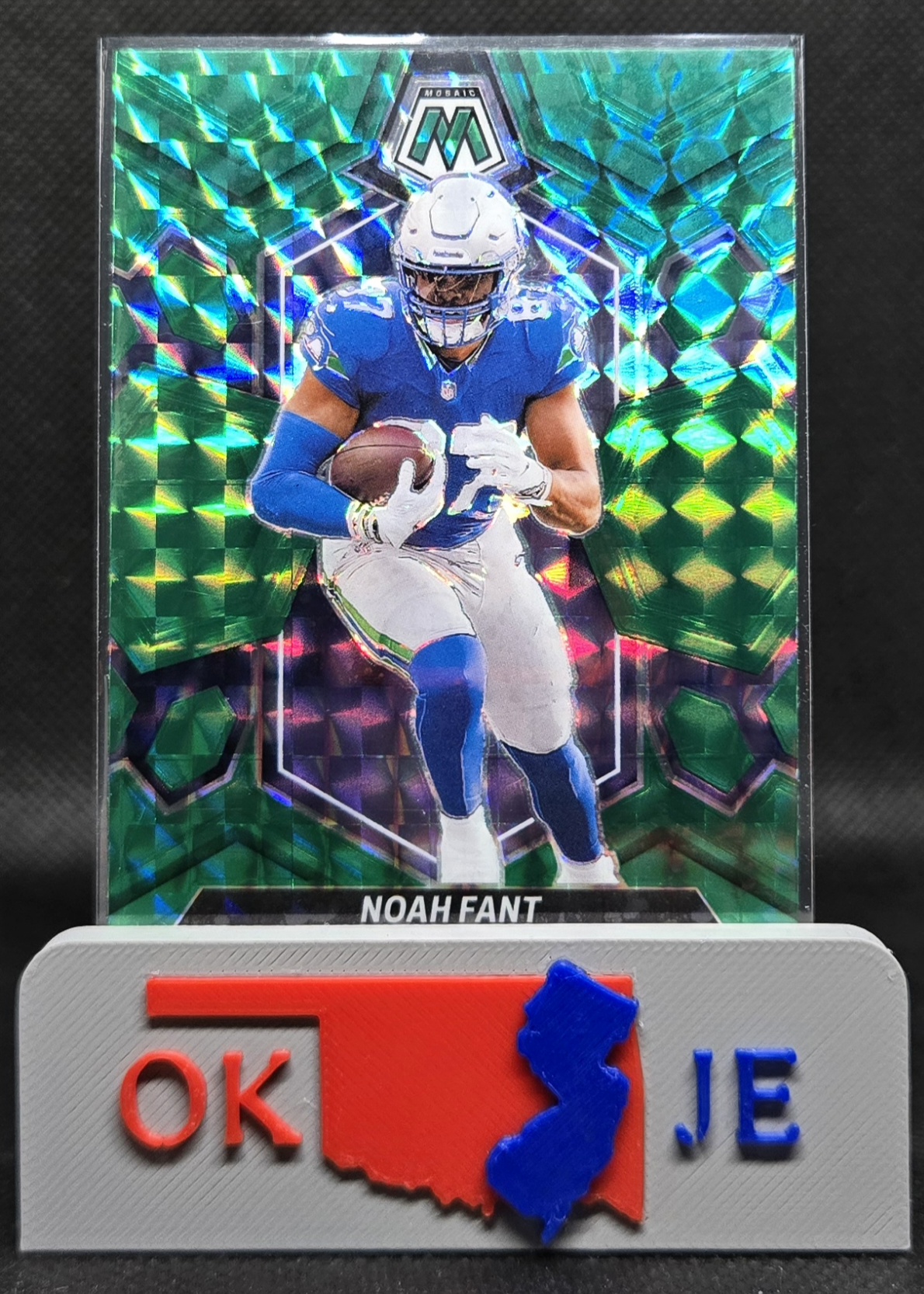 Noah Fant 2024 Mosaic Green Mosaic No 201