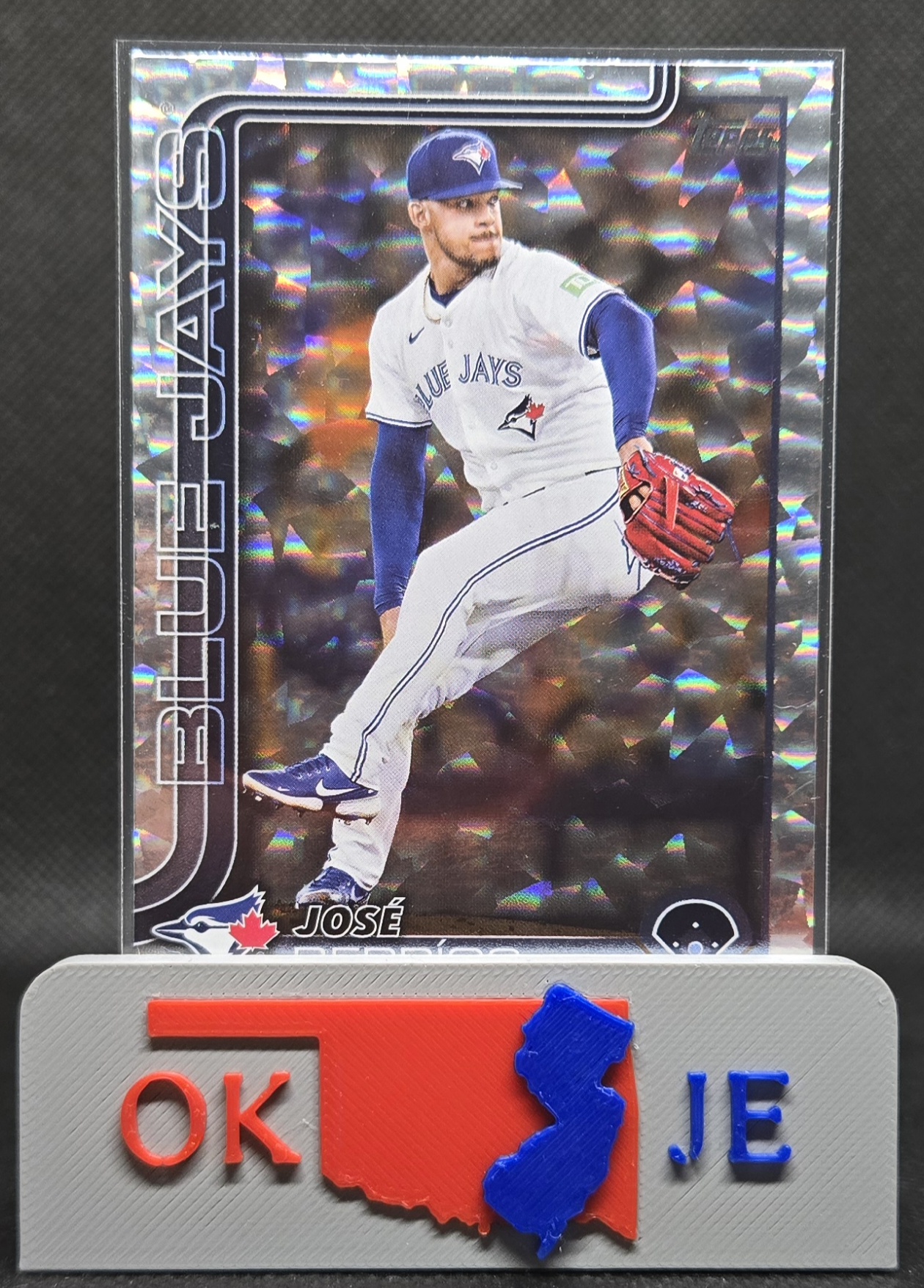 Jose Berrios 2025 Series One Silver Crackle No 33