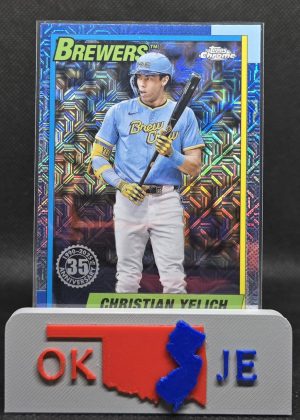 Christian Yelich 2025 Chrome 1990 Mojo No T90C-77