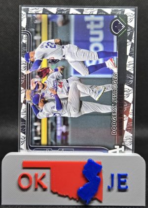 Dodgers Swagger (Checklist) 2025 Series One Spring Training Foil No 255