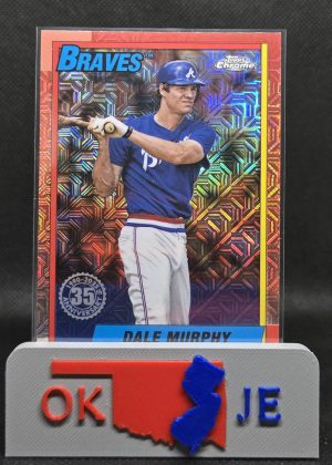 Dale Murphy 2025 Chrome 1990 Mojo Refractor No T90C-46
