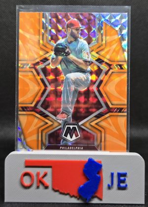 Zack Wheeler 2022 Mosaic Reactive Orange No 174