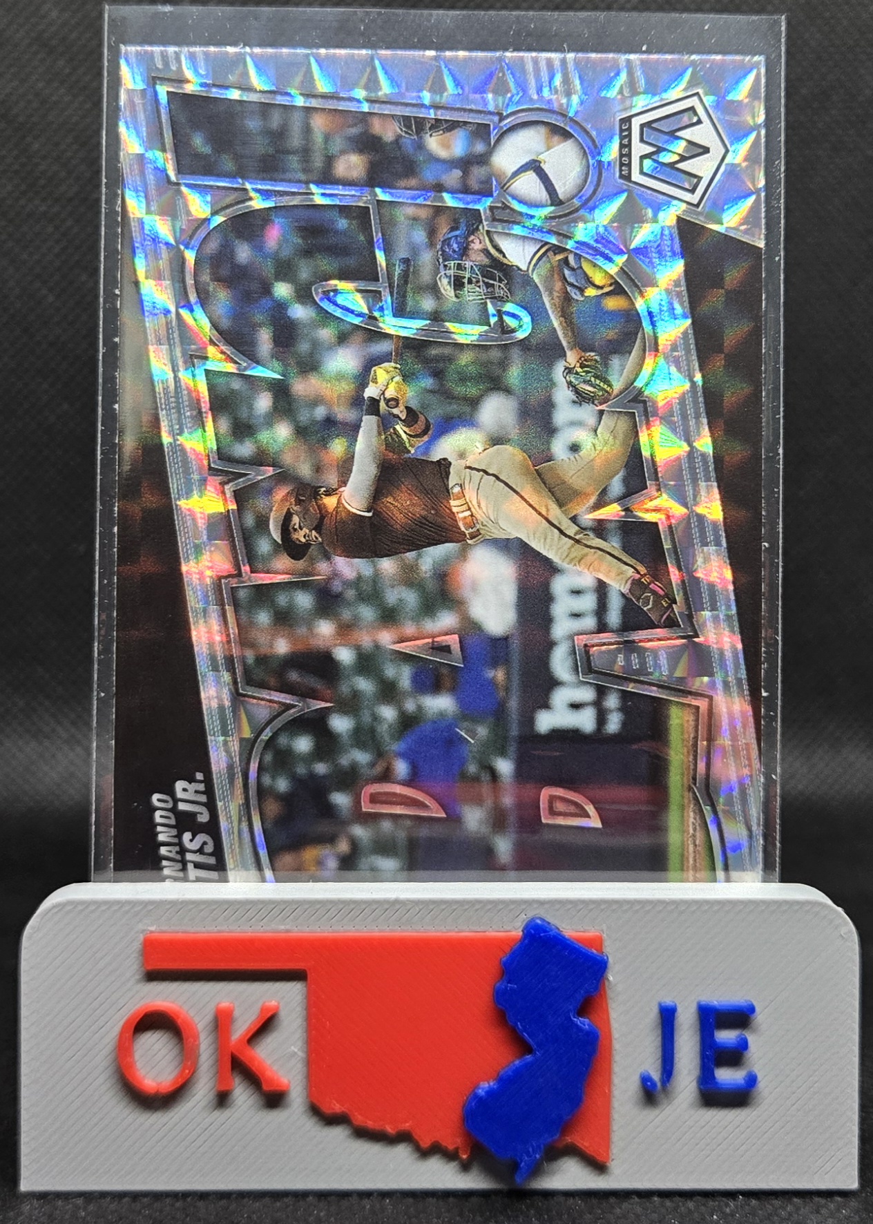 Fernando Tatis Jr 2022 Mosaic Bang! Prizm Mosaic No BG-1