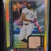 vladimir guerrero jr. #163 2025 topps /50 gold foil bat relic