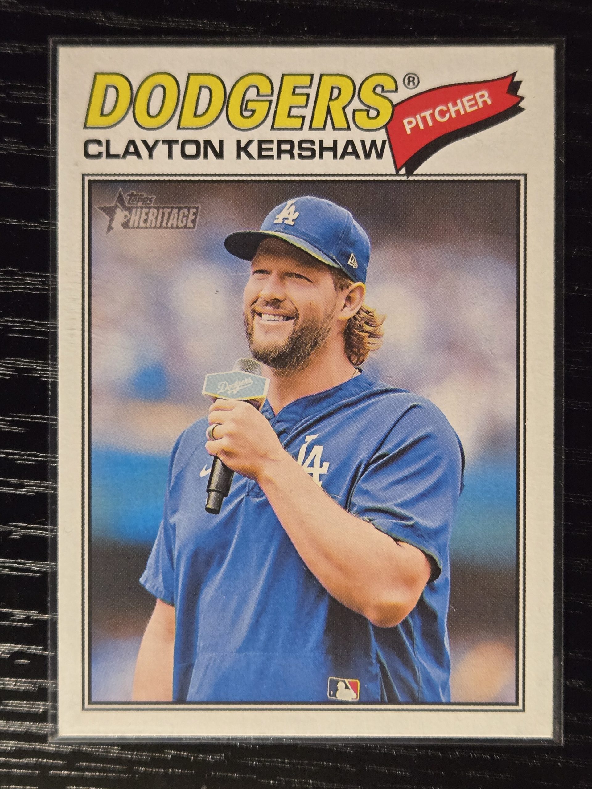 clayton kershaw #190 2026 topps heritage image variation