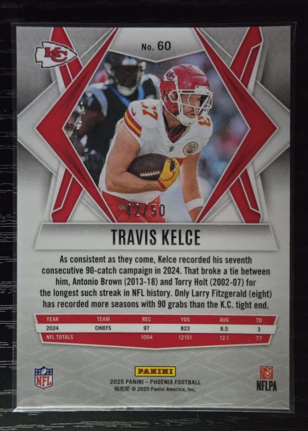 travis kelce 2025 phoenix bronze hyper # /50